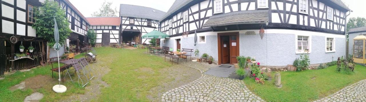 Ferienwohnung Familie Ernst Langenwetzendorf Exterior foto